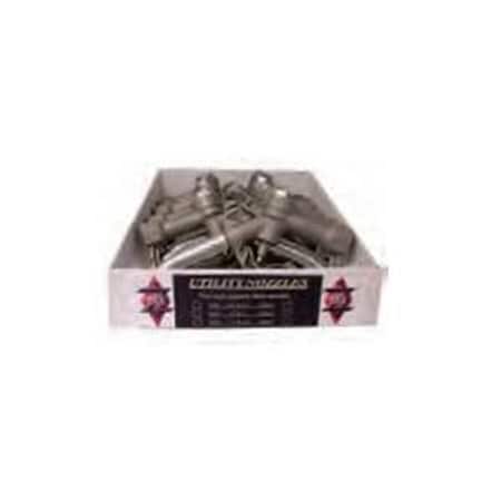 Zeeline Manual Fuel Nozzle 1 in. Inlet 0.75 in. Outlet Curved 1539C